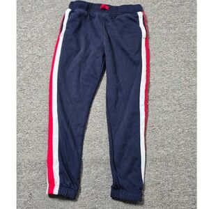 Nautica Track Pants Red White‎ Stripe Joggers Sweatpants Kids Size L/G